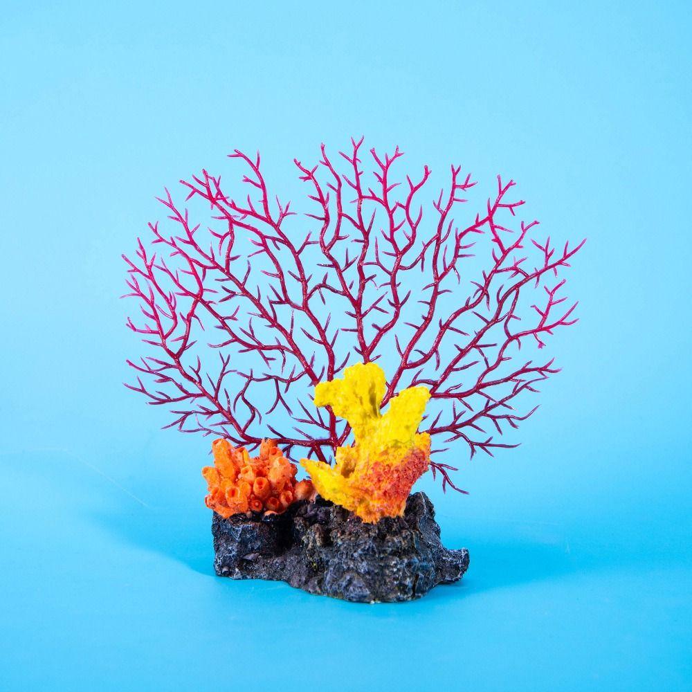 Resin Aquarium Coral Reef Ornaments Handicraft Aquatic Plants Fish Tank Landscape Decoration Toy