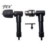 Narrow Space Drilling Accessory 90 Degree Right Angle Drill Attachment, Corner Adapter with 0.8-10mm 3-Jaw Chuck, Compatible Most Bits Professional