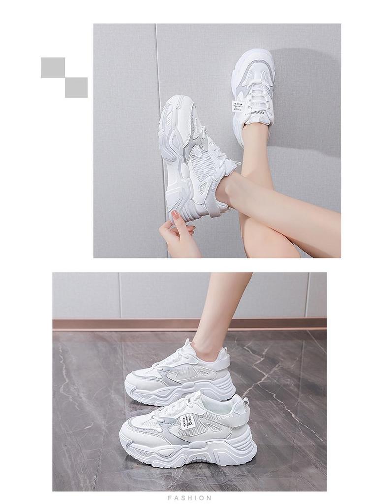 2025 Korean Dad Shoes for Women: Spring Casual, All-Match Sports, Street Style, Height-Increasing - Model K819