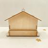 Artistic Wood Moon And Star Display Ornament With LED Light Perfectly For Personalizing Home Decoration