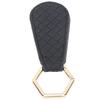 Magnetic Hat Clip Long Water Drop Shape PU Leather Hat Clip for Travel On Bag Women Men