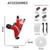 6.23FT Inflatable Toy Climb Santa Claus Xmas for Yard Lawn Party Decoration with LED Light Christmas Home Supplie Ornament Gift