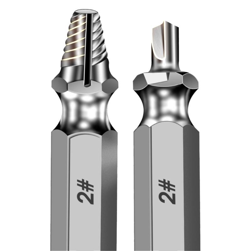 13pcs Bolt Remover Screw Extractor Screw Remover Drill Bits with Hex Shank and Spanners for Broken /Damaged Bolt Stud