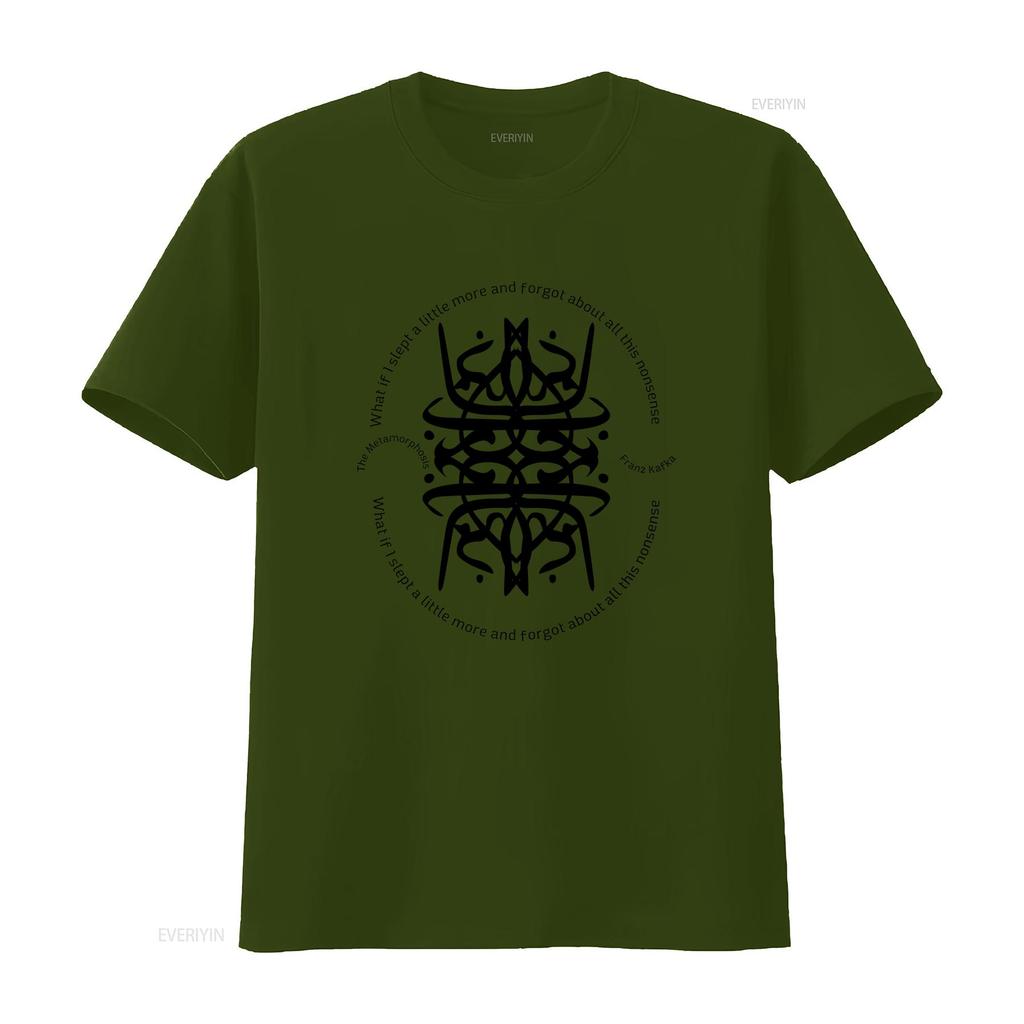 The Metamorphosis T Shirt Bookish Franz Kafka Jersey Vintage Stretched Fashion Unisex Slightly Stylish Designer Clothes