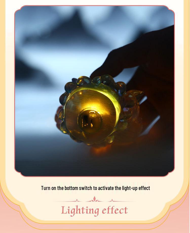 New Shanghai Spirit Fox Trendy Blind Box Figurine - Nine-Tailed Fox Resin Desktop Ornament