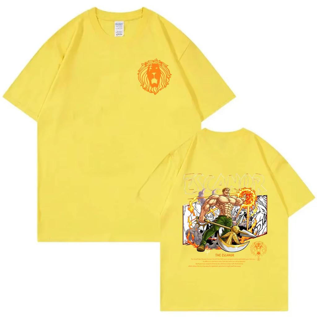 Summer Hot Sale Anime The Seven Deadly Sins Tshirt Y2k Unisex Vintage Harajuku Hip Hop Tshirt Gothic Cotton Oversized Tshirt