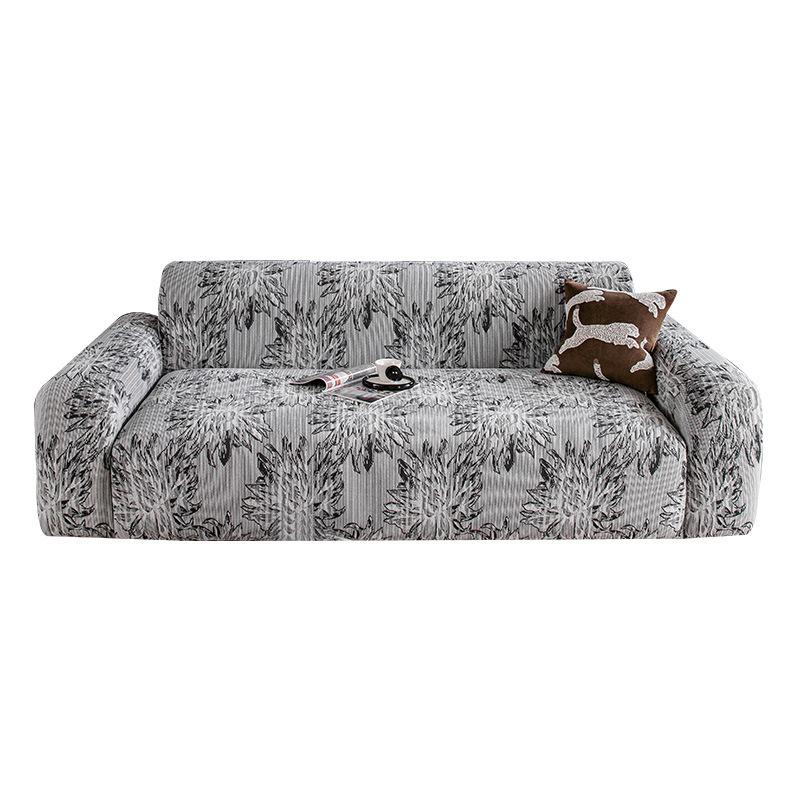 New European Retro Jacquard Velvet Season Versatile All Elastic All Purpose Cover