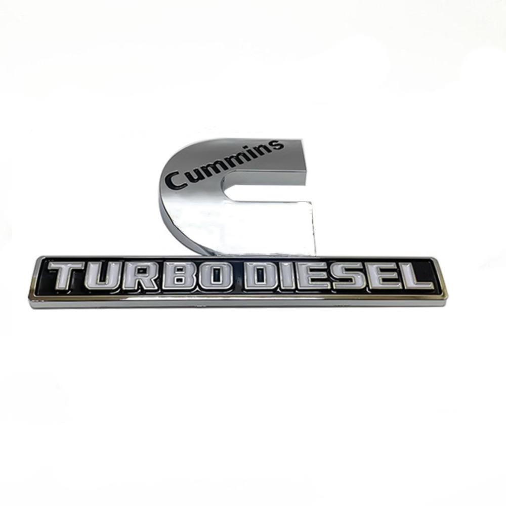 1 шт. Cummins Turbo Diesel ABS наклейка с логотипом на заднюю часть автомобиля, наклейка на задний бампер, заднюю дверь, багажник, эмблема на крыло, значок, аксессуары для стайлинга 1#