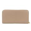 Used MIUMIU Purse Zip Around 5M0506 leather CAMMEO pink beige Dark marks color