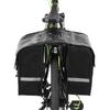 28L Water Resistant MTB Cycling Saddle Bag  Rear Seat Carrier Rack Trunk Pannier Commuter Bike Storage Bag Cycling Accessories