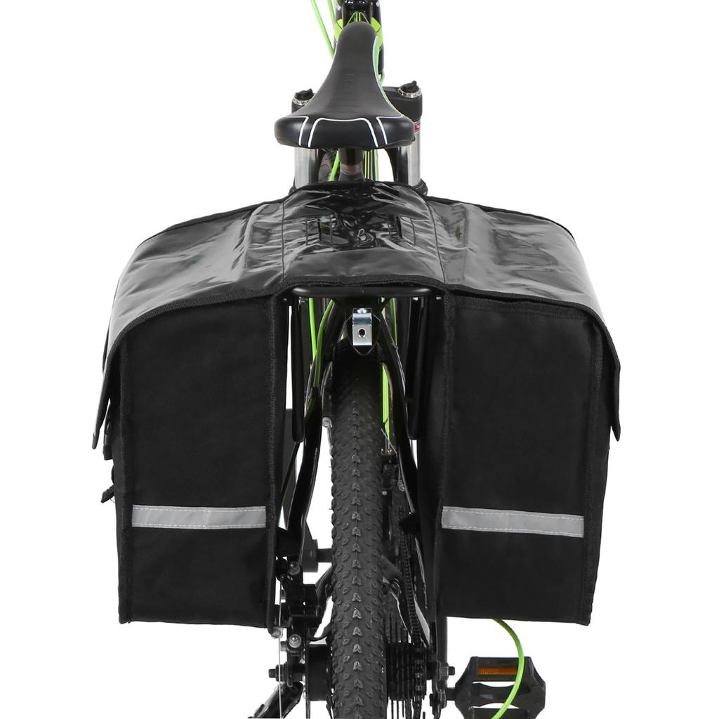 28L Water Resistant MTB Cycling Saddle Bag  Rear Seat Carrier Rack Trunk Pannier Commuter Bike Storage Bag Cycling Accessories