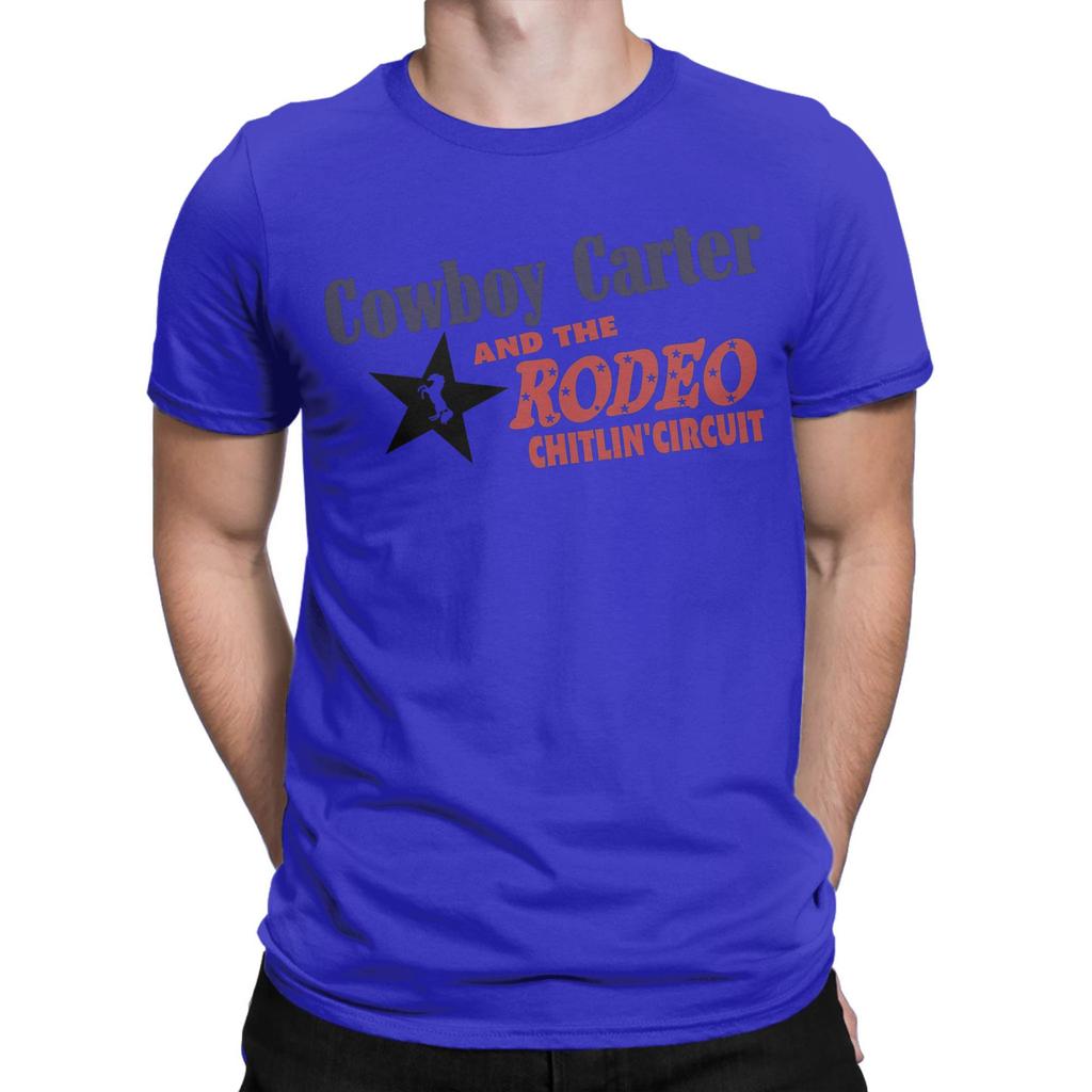 Cowboy Carter And Rodeoo Chillin' Circuit Men T Shirts Creative Tees Short Sleeve Crew Neck T-Shirt Pure Cotton Clothing