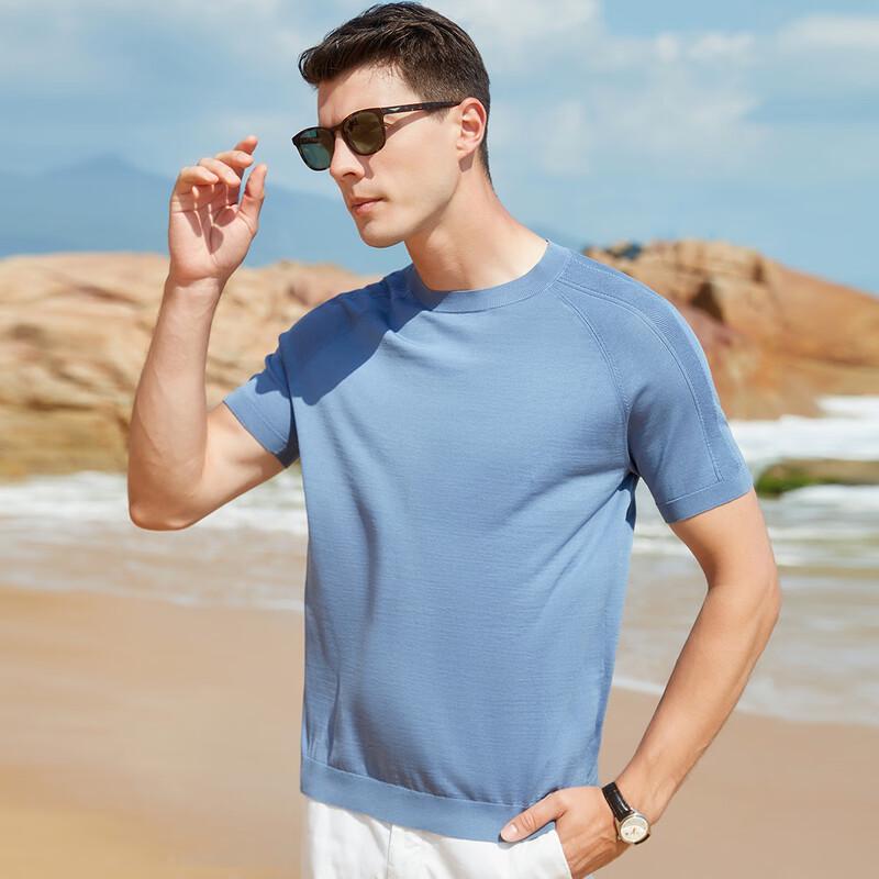 Antonio Men s Cotton-Silk Blend Short Sleeve T-Shirt XL