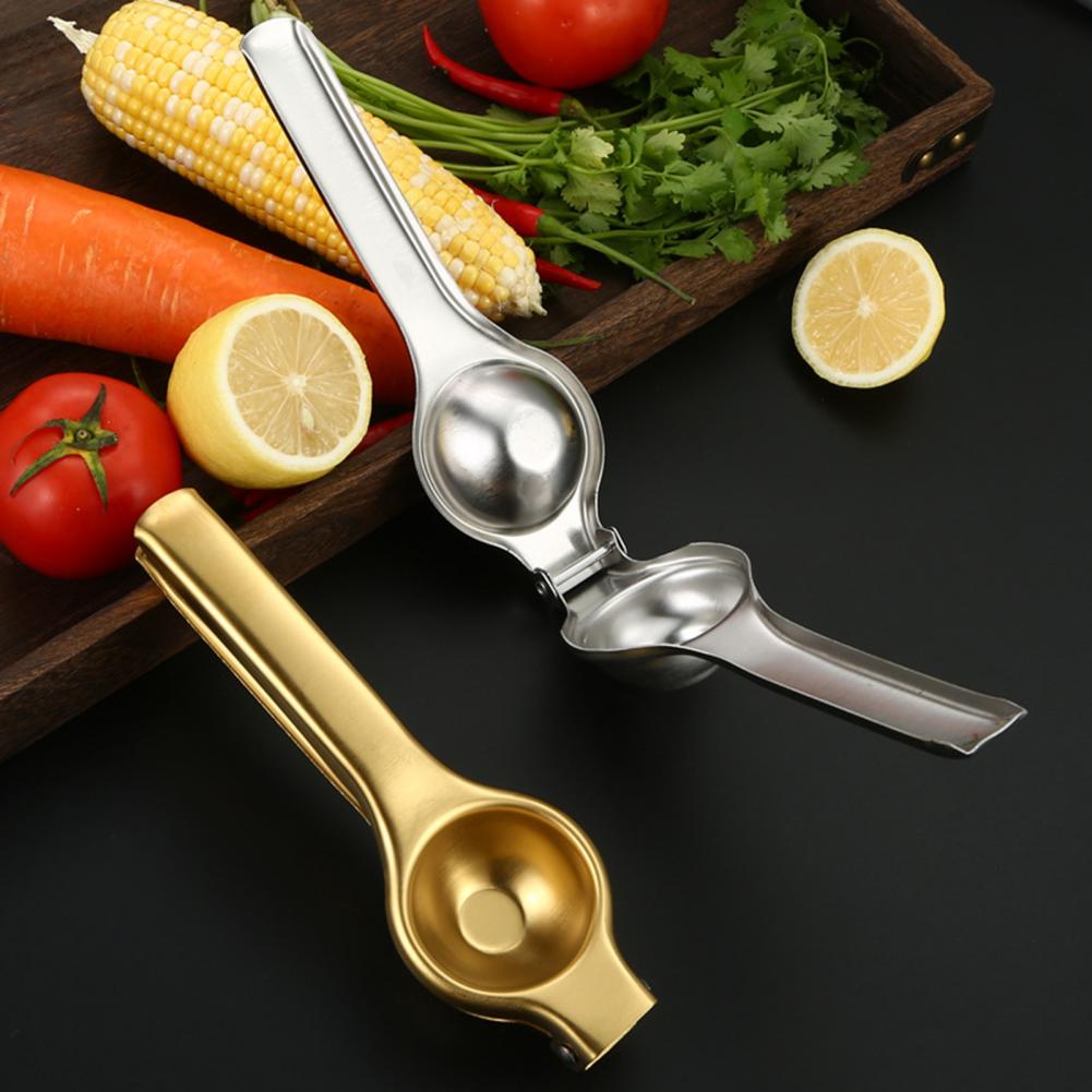 Stainless Steel Lemon Squeezer Heavy Duty Manual Citrus Press for Limes Orange Tequila Cocktails Lemon Limes Juicer Processor