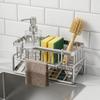 Space-Saving Kitchen Sink Draining Rack Stainless Steel Sink Shelf Sink Organizer  Countertop