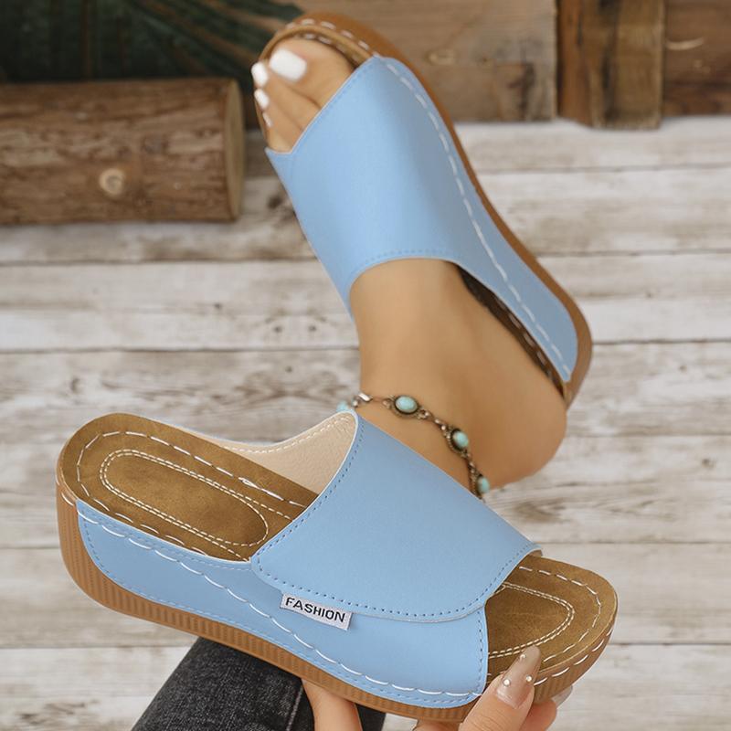 

Летняя обувь Женские сандалии Пляжная обувь для ходьбы Туфли без застежек Для женщин Босоножки на танкетке Женские ретро женские тапочки Обувь женская 36