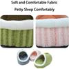Warm Nest Bed with Cover, Soft Cozy Dog Cave with Removable Cushion, Washable Soft Slipper Cave, Non-Slip Durable and Easy to Clean
