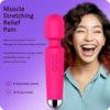 Vibrator Wand,Adult Sex toy Wand, G Spot Dildo, Clit Vibrator, Sex Vibrators,Clitoris Stimulation,with 8 Speeds & 20 Patterns, Quiet,Fully Waterproof
