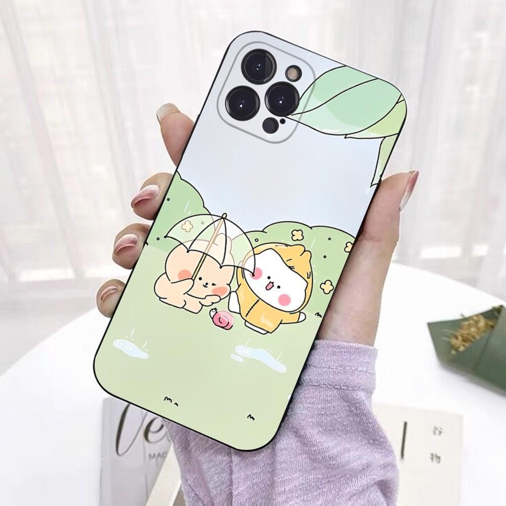 Iphone15 Pro Mobile Phone Case Abstract Illustration Mobile Phone Case Hair Color Painting Anti-Drop For Anti-Drop Mobile Phone