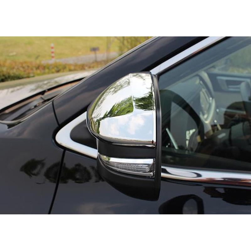 For Toyota Noah Voxy 80 Series 2015 2016 2017 2018    Car Body Rear View Eyebrow Side Glass Mirror Cover Trim Frame