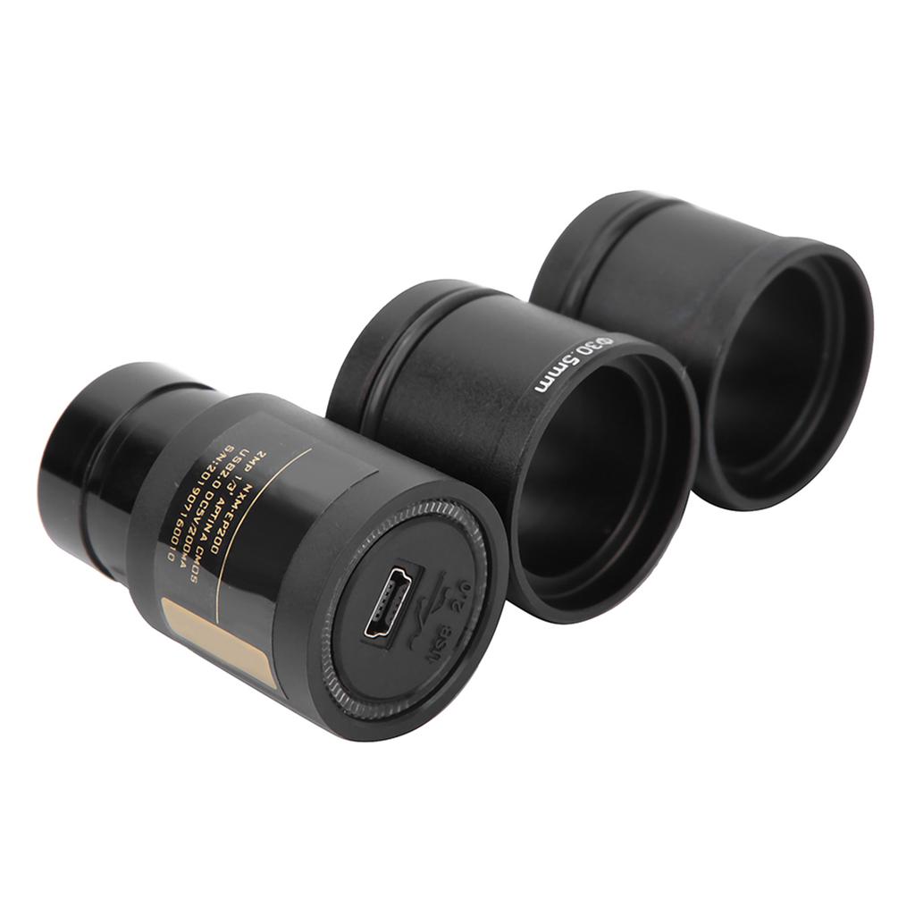 2MP USB 2.0 Electronic Eyepiece for 23.2mm 30.0mm 30.5mm Microscope Drive Free With Two Adapter Ring