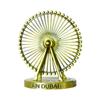 Metal Dubai Ferris Wheel Rotating Ornament Wine Cabinet Home Desktops Decorations Metal Sculpture Housewarmings Gift