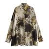Fashion Style Winter New Women's Clothing Elegant Versatile Slimming Long Sleeves Print Loose Shirt 8993091 507