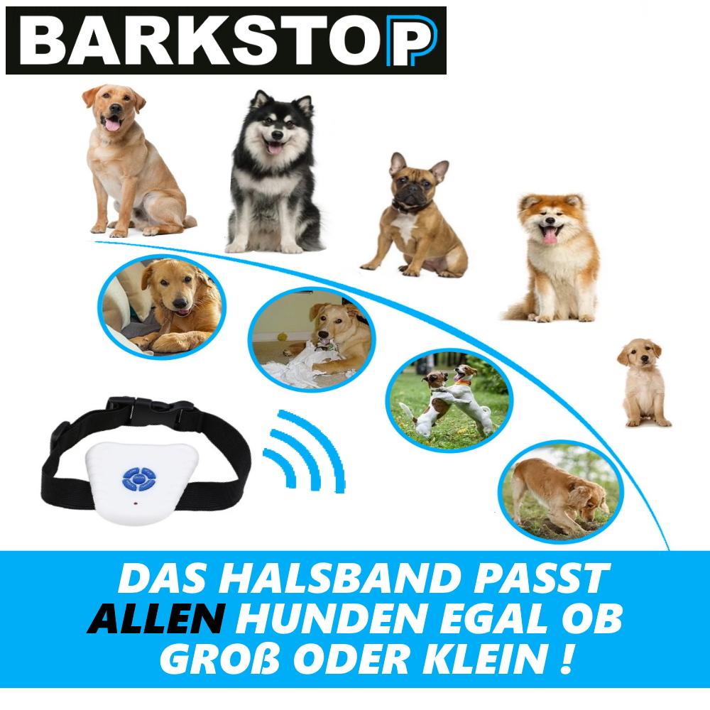 BARKSTOP Hunde Erziehungshalsband Anti Bellen Erziehung Ultraschall Halsband