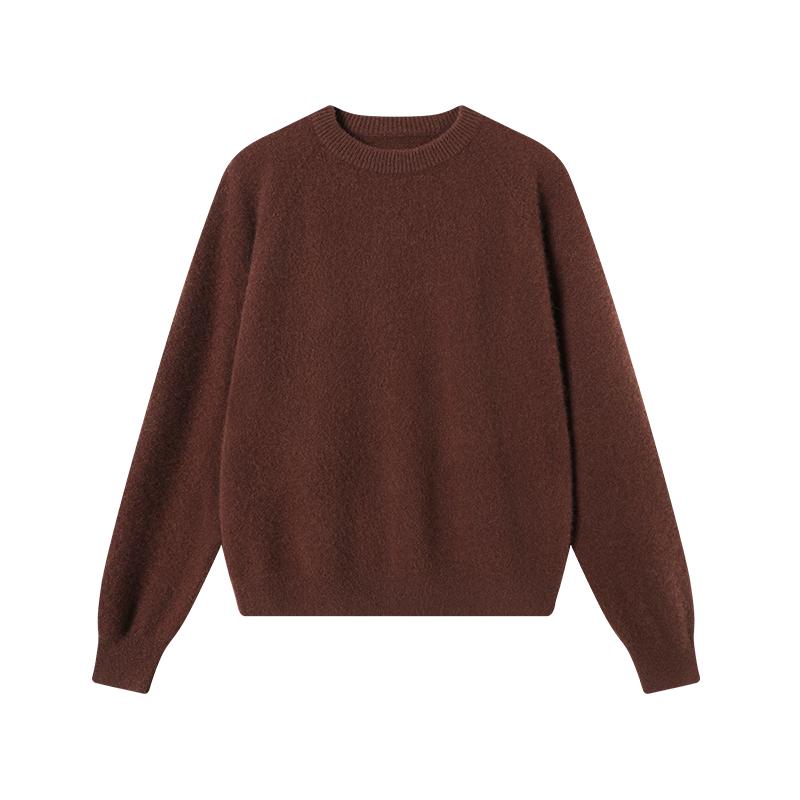 Jingdong Jingzao Women's 100% Cashmere Machine Washable Round Neck Sweater
