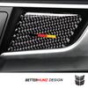 For Mercedes Benz W204 W212 C E Class 4pcs Car Door Handle Bowl Trim Panel Stickers Carbon Fiber Interior Tuning Accessories