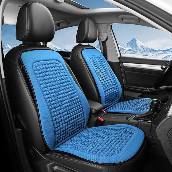 Summer Ventilated Car Seat Cover,Breathable Cooling Car Seat Cushion Anti-Slip Car Seat Protector Fit For Car Truck SUV Van Car Interior Accessories