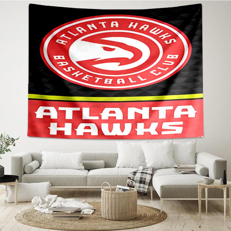 1PC Atlanta Basketball Tapestry Accessories Playroom Tapestry, for Bedroom,Livingroom, Dormitory Room Wall Decor Fan Birthday Gifts