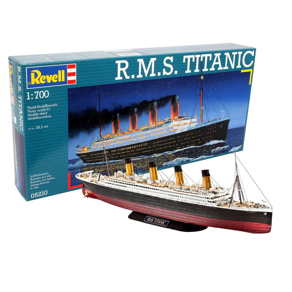 Revell 1/700 R.M.S. Plastikowy Zestaw Modelarski Titanic - Niemiecka Jakość Wykonania