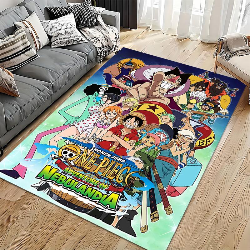 One Piece Adventure Carpet suitable as a non-slip mat for the living room or bedroom sofa