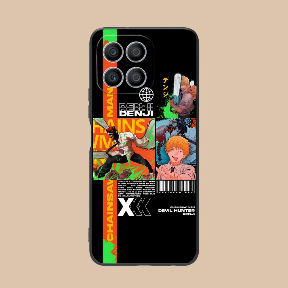Kettensägenmann Handyhülle für Honor 90 80 70 60 50 30 20 10 9 8 7 Pro S SE Lite 5G Farbdruckhülle Luxushülle