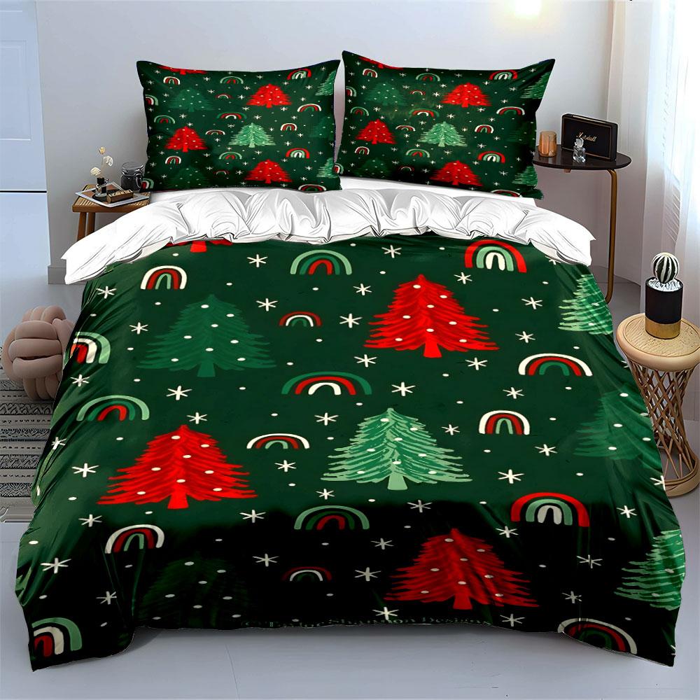 "Whimsical Festive Forest Dreams" Bedding sets Duvet covers Pillowcases(1* Duvet Cover 2* Pillowcases without duvet insert)