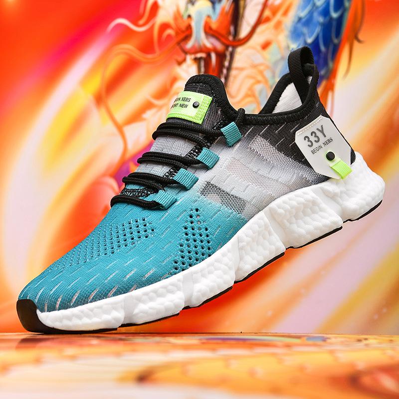 Sneakers Sommerschuhe Laufschuhe Flying Weaving Atmungsaktive Laufschuhe Leichtes Mesh Herren und Damen Freizeitschuhe Herren und Damen