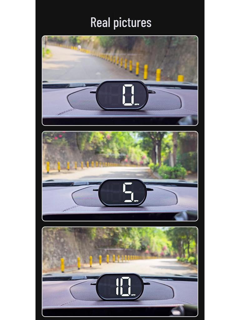 Portable Car Head-Up Display with GPS Multifunction Tester