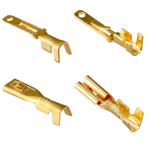 IWISS Flat Terminal Sleeve, 110 Type Female, Tab-in-Tab Connector Set, Simultaneous Crimping Pliers SN-48B + 380KIT