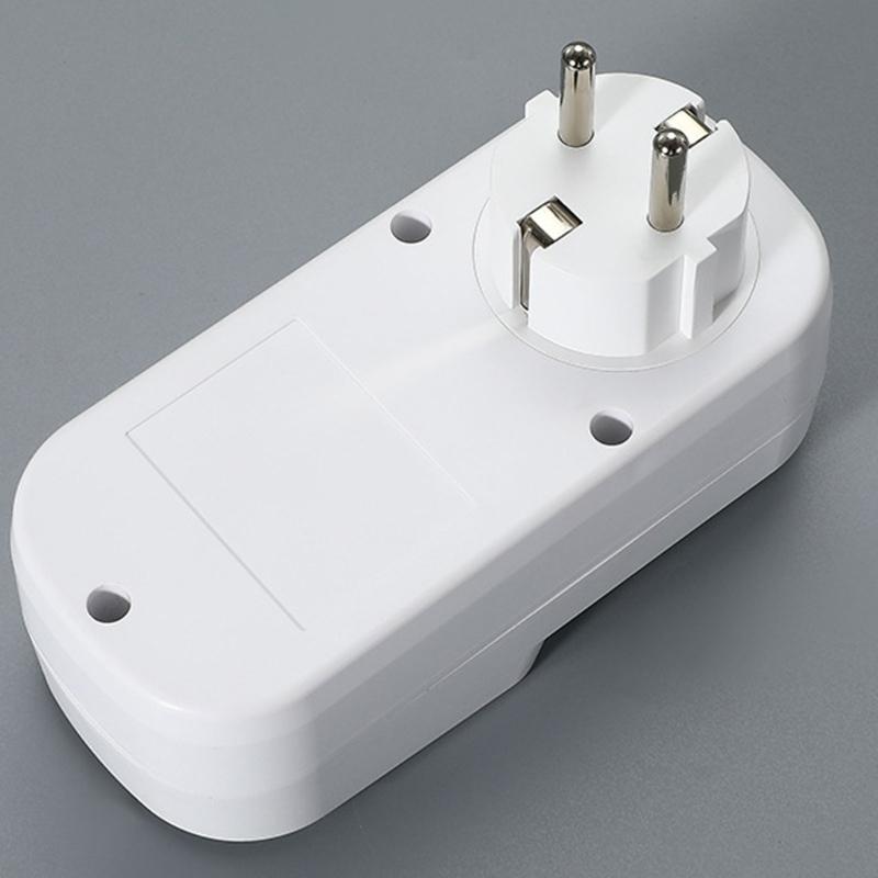 16A Automatic Voltages Current Protector EU Socket with Fault Detection & Factory resets Upgrades for Home Appliances