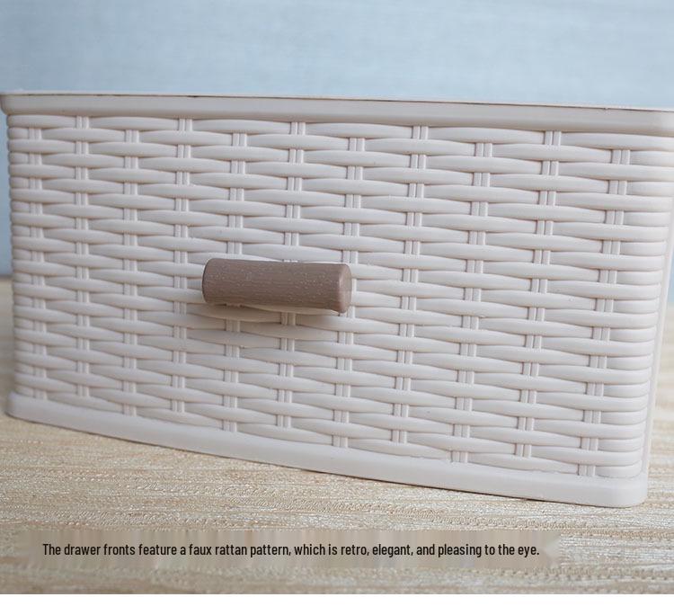 Multi-Layer Plastic Storage Cabinet & Jewelry Organizer