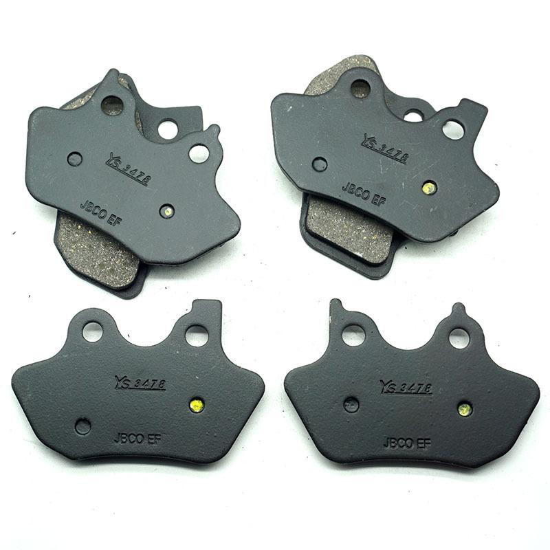 Motorrad Bremsbeläge Vorne Hinten für HARLEY DAVIDSON FLTCU Ultra Tour Glide Classic 2000 FLTCUi Ultra 2001-2004 XL1200S Sport