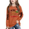 Boys Girls Child Fashion Daily Versatile Casual Crewneck Sweatshirts Daily Long Sleeve Patchwork Top Sweatshirts