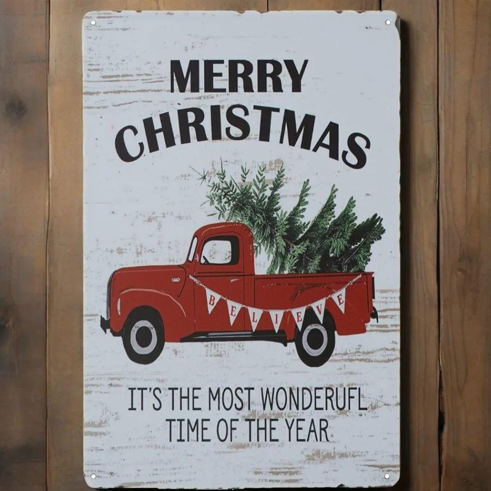 Retro Metal Paintings, Furniture, Living Room Decoration 20x30cm