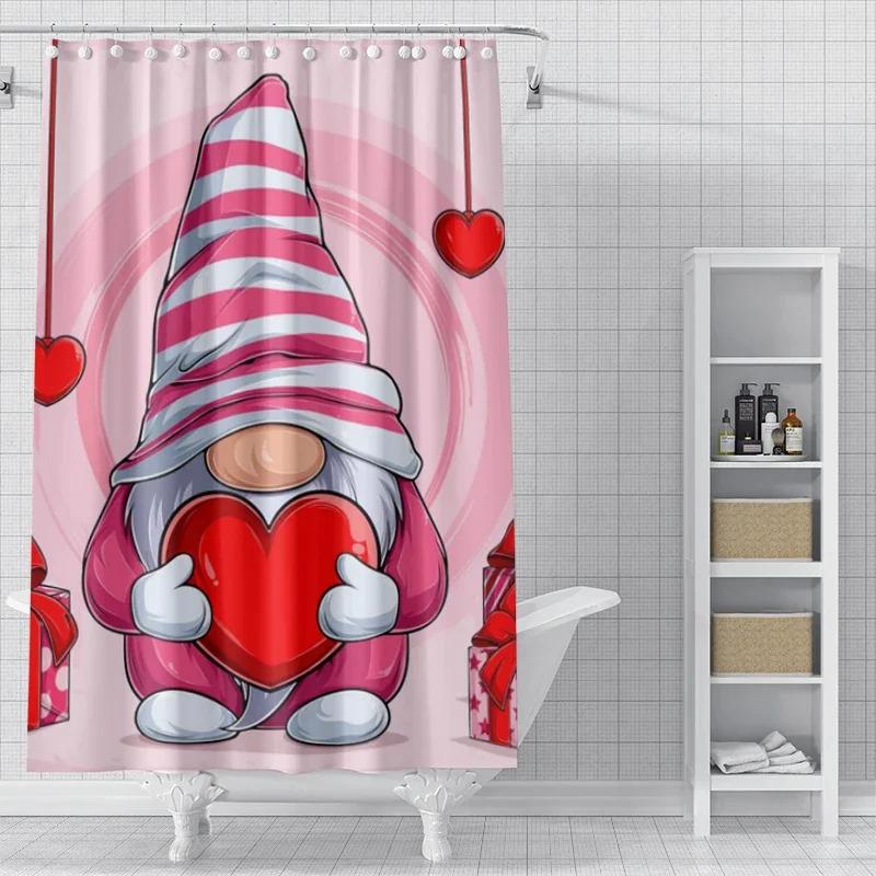 

Home Shower Curtains For Bathroom Waterproof Curtain Fabric Modern Nordic Style Living Room Winter Decoration W60H190(CM)-1 Pcs