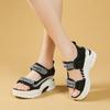 Plus Size Wedge Sports Shoes with Thick Sole - Lightweight and Comfortable Sandals for Women