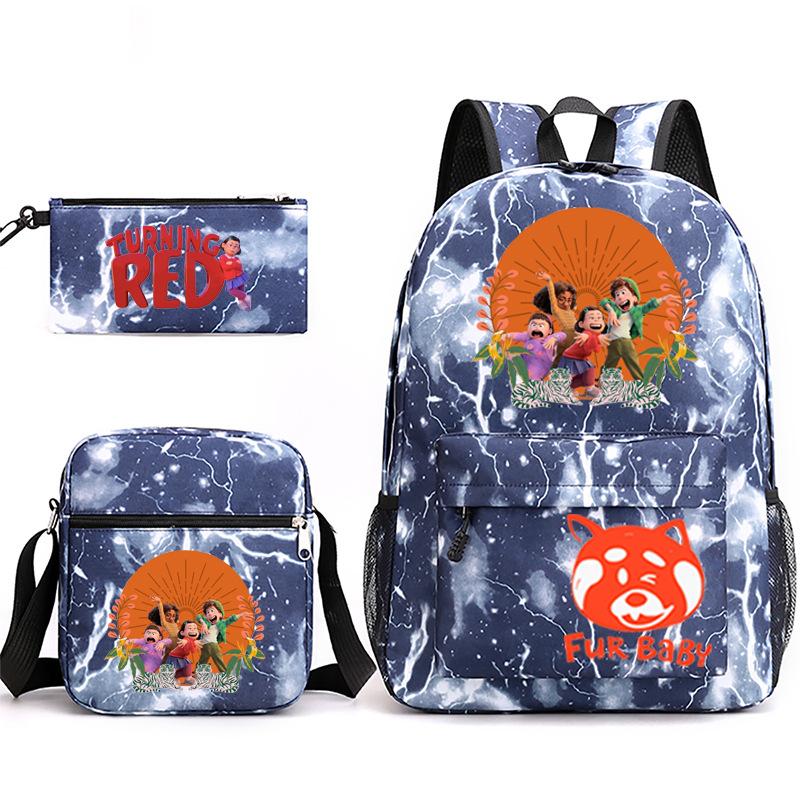 2022 Youth Metamorphosis 3 Sets/piece Laptop Backpack School Teen Girl Student Schoolbag