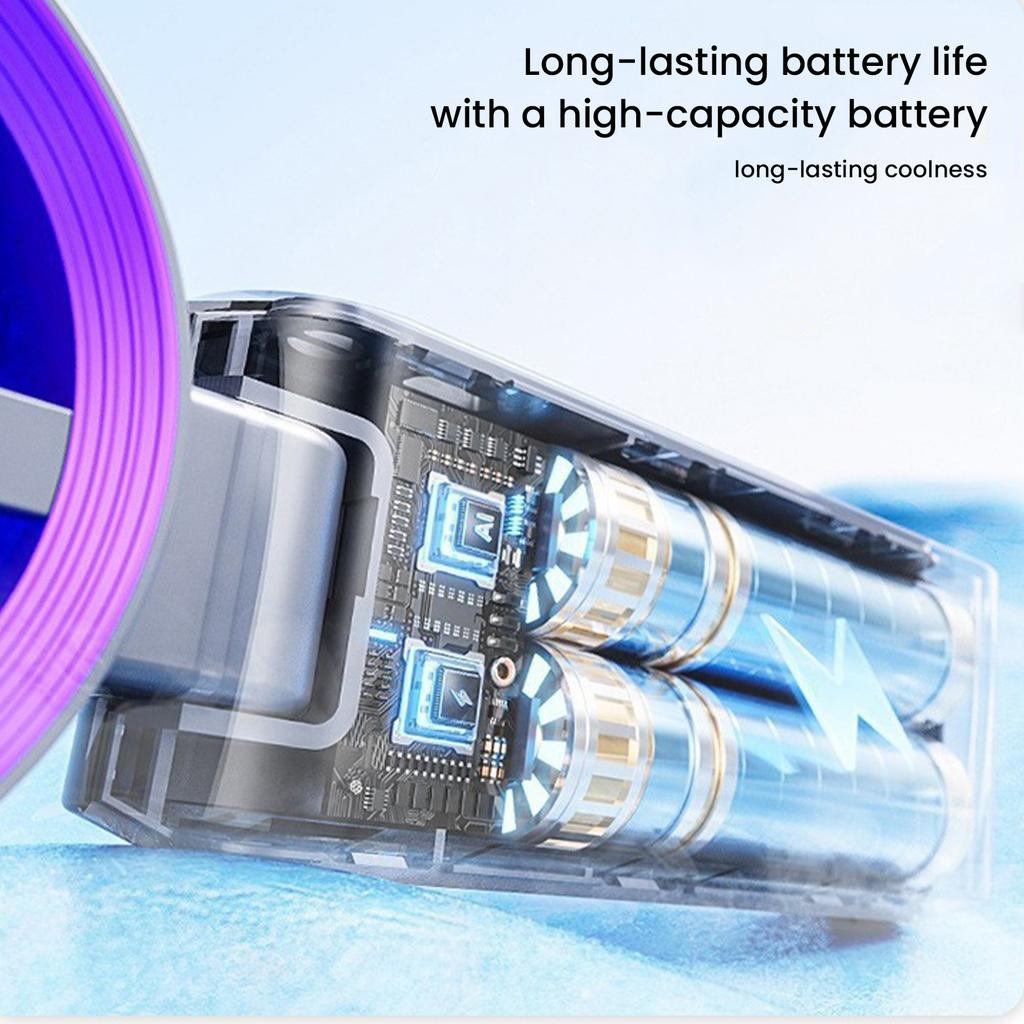 Portable Handheld Turbo Fan Rechargeable Cooling Fan 199 Speeds Hand/Neck/Desk Fan for Travel Outdoor Camping Beach Makeup