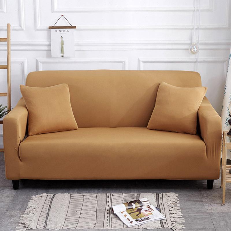 

Однотонный чехол для дивана, полный чехол, многофункциональный чехол, эластичный чехол для дивана, полный чехол, универсальная комбинация на четыре сезона, королевская наложница Single sofa cover