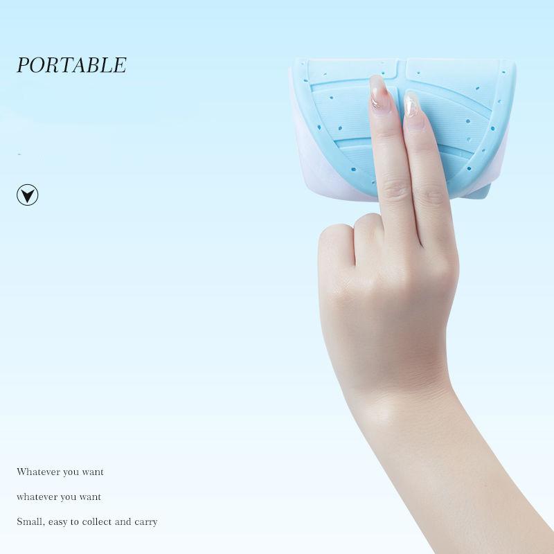 Reusable waterproof TPE shoe covers unisex boot protector original washable overshoes portable anti skid white jelly shoe covers